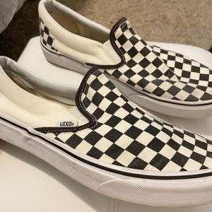 B&W Checkered Vans
